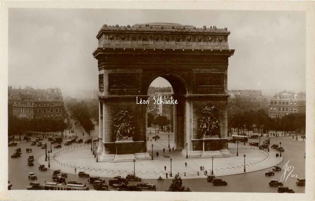 Jo 49 - L'Arc de Triomphe - Tombeau du Soldat inconnu