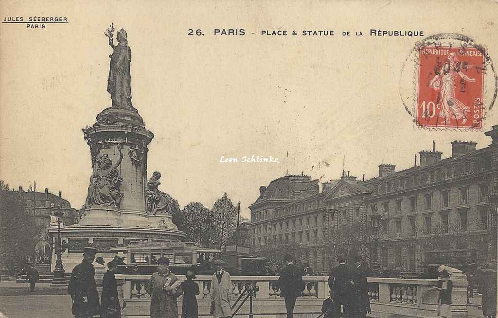 Jules Séeberger 26 - Place et Statue de la République