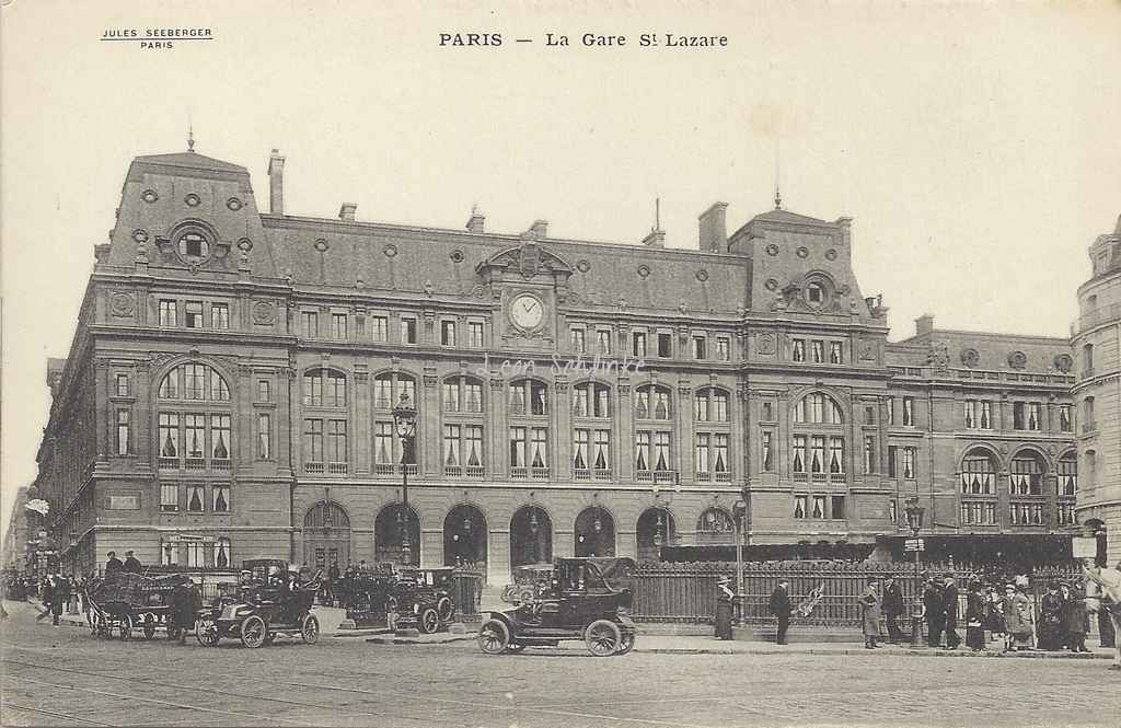 Jules Séeberger - La Gare St-Lazare (vue 1)