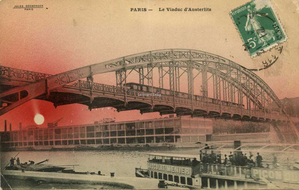 Jules Seeberger - PARIS - Le Viaduc d'Austerlitz