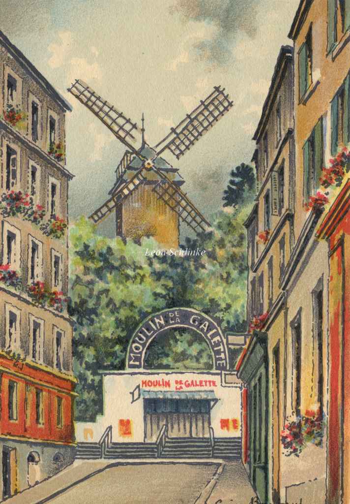 K - La Rue Tholozé à Montmartre