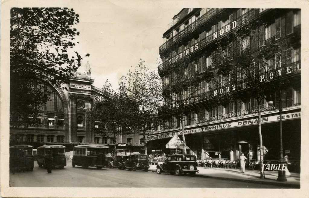 L'Aigle 199 - PARIS (10°) La gare du Nord et l'hôtel Terminus-Nord