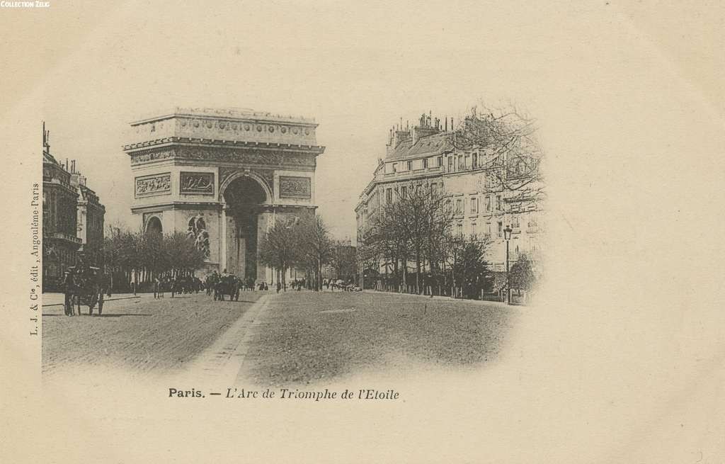 L' Arc de Triomphe de l' Etoile (vue 1)