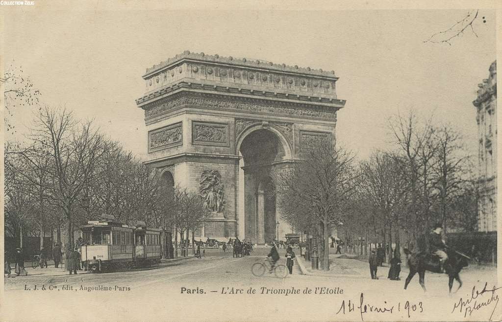 L' Arc de Triomphe de l' Etoile (vue 2)