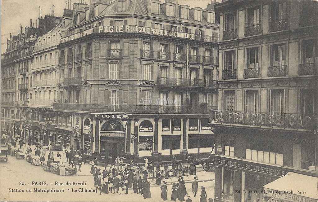 L et O 80 - Rue de Rivoli Station Métropolitain ''Châtelet''
