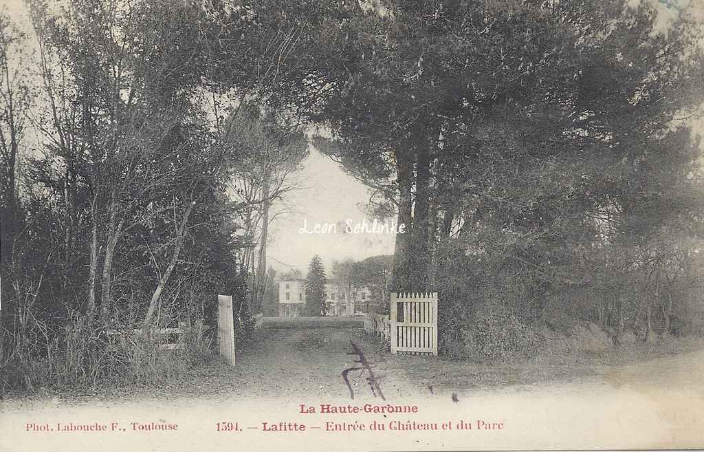 Lafitte - Entrée du Château (Labouche 1594)