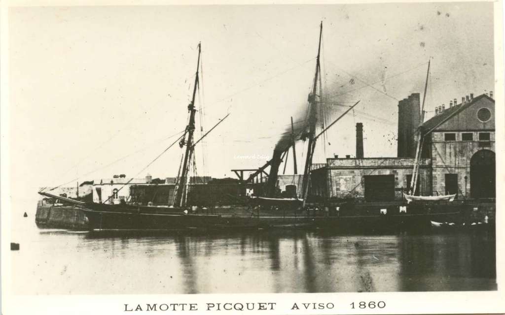 Aviso LAMOTTE PICQUET  1860