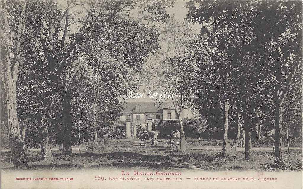 Lavelanet - Château de M. Alquier (Labouche 559)