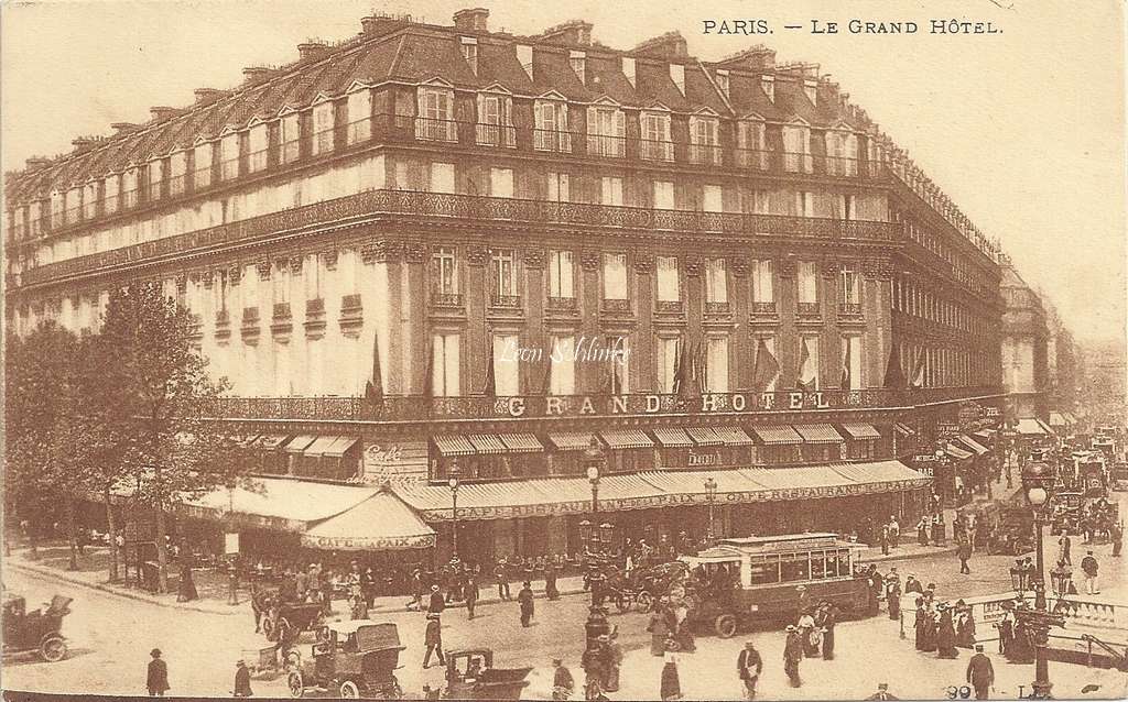 LL 99 sépia - Le Grand Hotel
