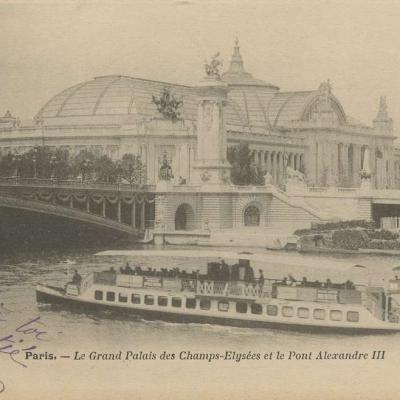 Le Grand Palais des Champs-Elysees et le Pont Alexandre III