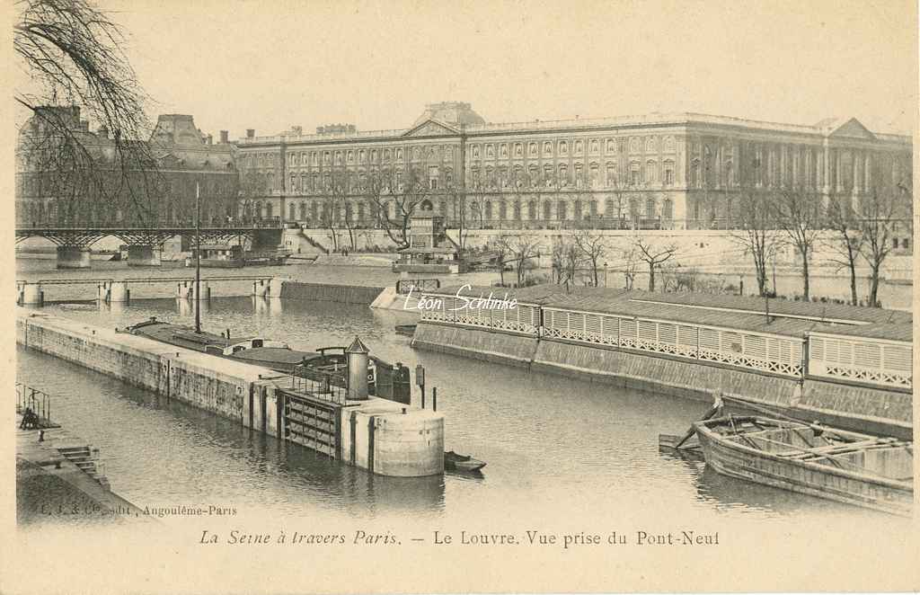 Le Louvre. Vue prise de Pont-Neuf