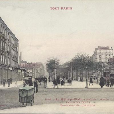 TOUT PARIS 608 - Le Metropolitain Staion Avron - Boulevard de Charonne