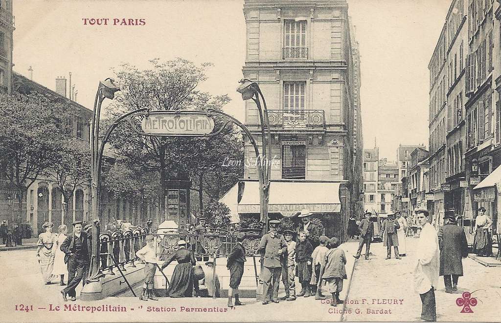 TOUT PARIS 1241 - Le Metropolitain - Station Parmentier