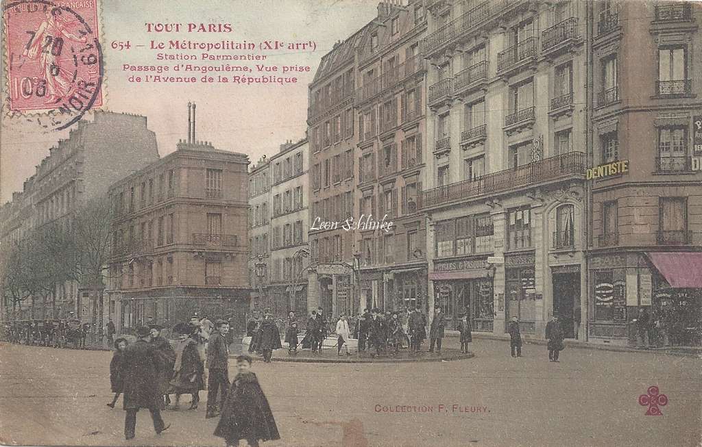TOUT PARIS 654 - Le Metropolitain - Station Parmentier