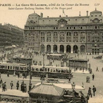 LIP 197 - La Gare Saint-Lazare, côté Cour de Rome