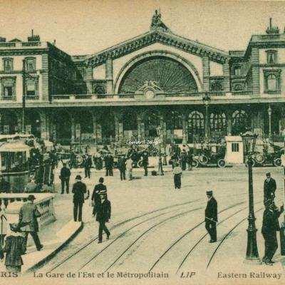 Lip 210 - PARIS - La Gare de l'Est et le Métropolitain