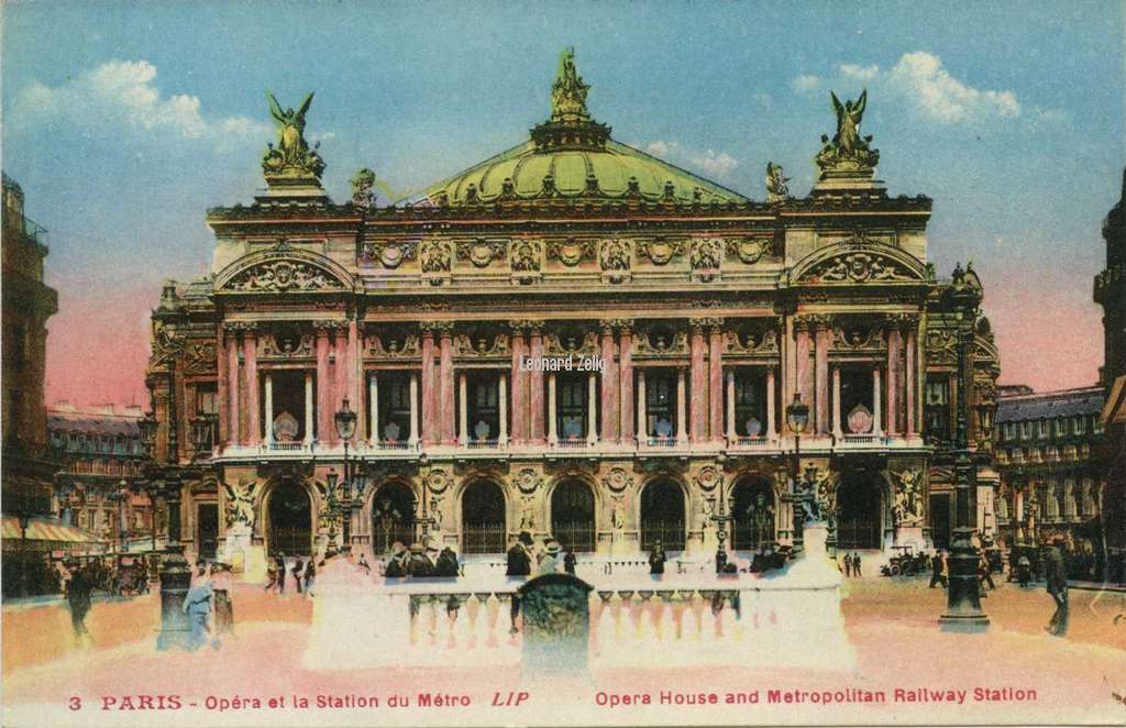 LIP 3 - PARIS - Opéra et la Station du Métro