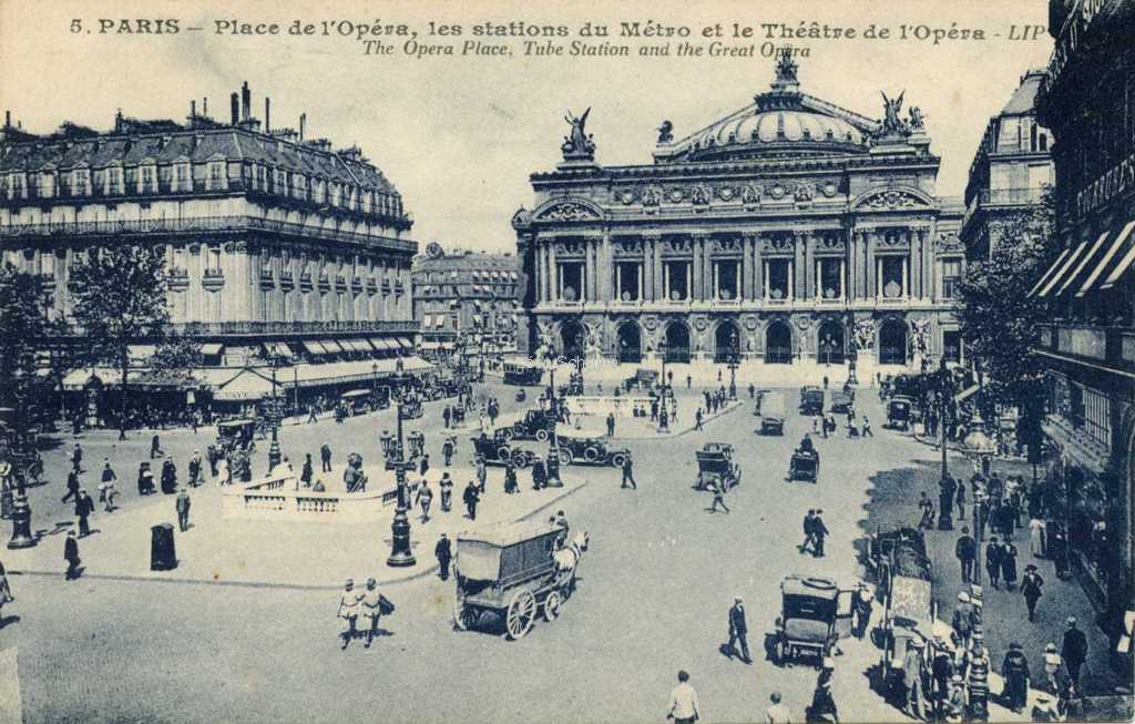 LIP 5 - Place de l'Opéra, les Stations du Métro et le Théâtre