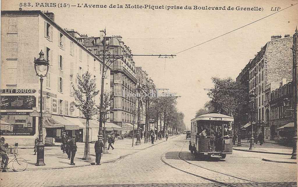 LIP 583 - L'Avenue de la Motte-Piquet (au Boulevard de Grenelle)