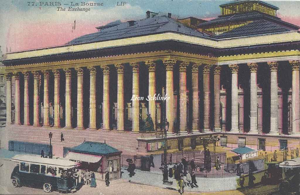 LIP 77 - La  Bourse