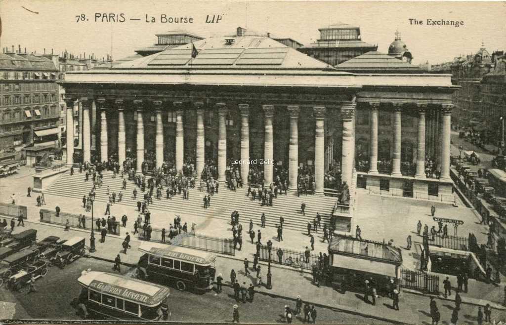 LIP 78 - PARIS - La Bourse