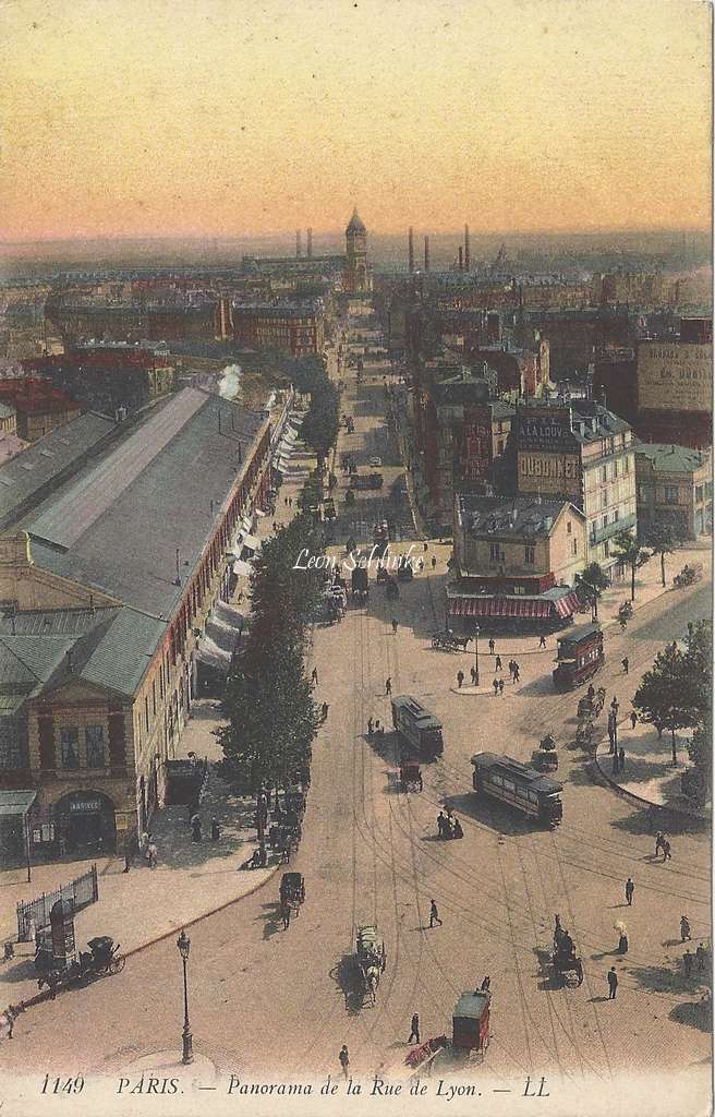 LL 1149 - Panorama de la Rue de Lyon