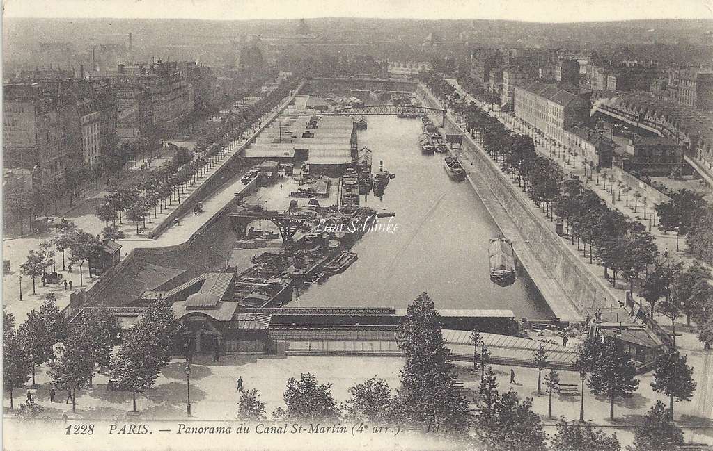 LL 1228 - Panorama du Canal St-Martin