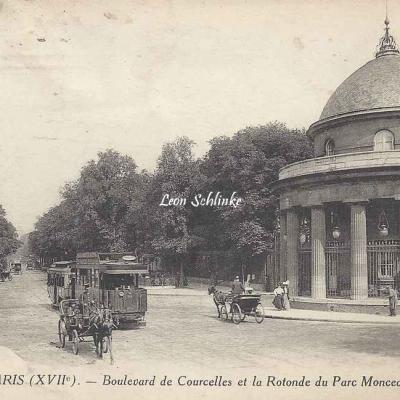 LL 1546 - Boulevard de Courcelles et la Rotonde du Parc Monceau