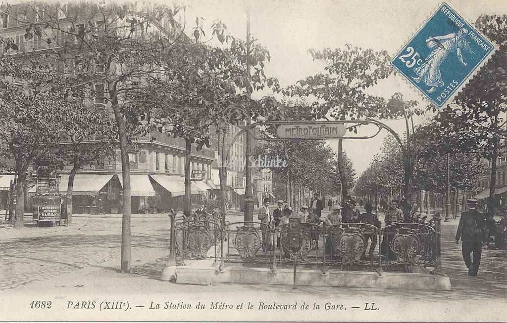 LL 1682 - La Station du Métro et le Bd de la Gare
