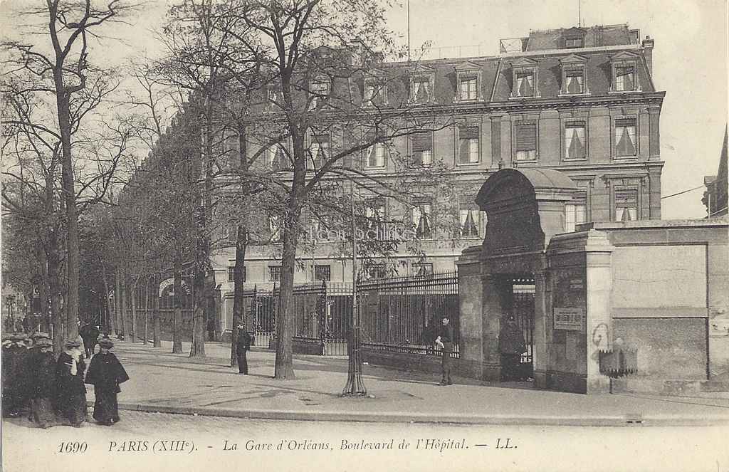 LL 1690 - La Gare d'Orléans, Boulevard de l'Hôpital