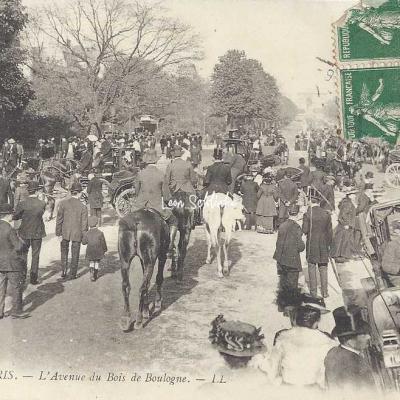 LL 1775 - L'Avenue du Bois de Boulogne