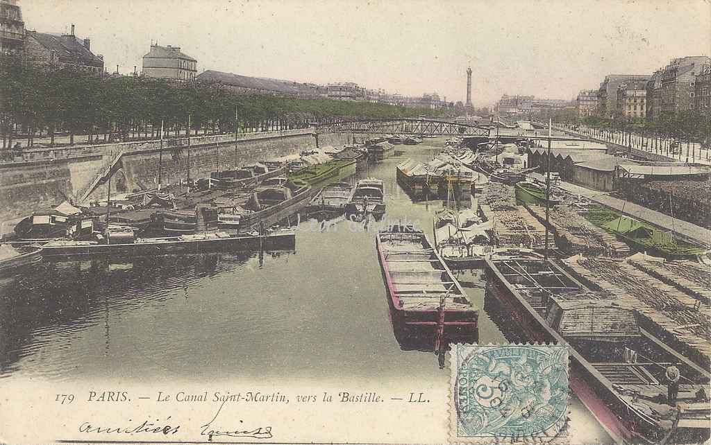 LL 179 - Le Canal Saint-Martin, vers la Bastille