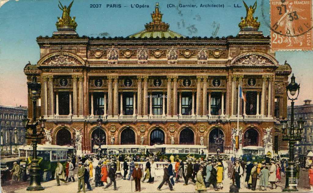 LL 2037 - L'Opéra (Ch. Garnier, Architecte)