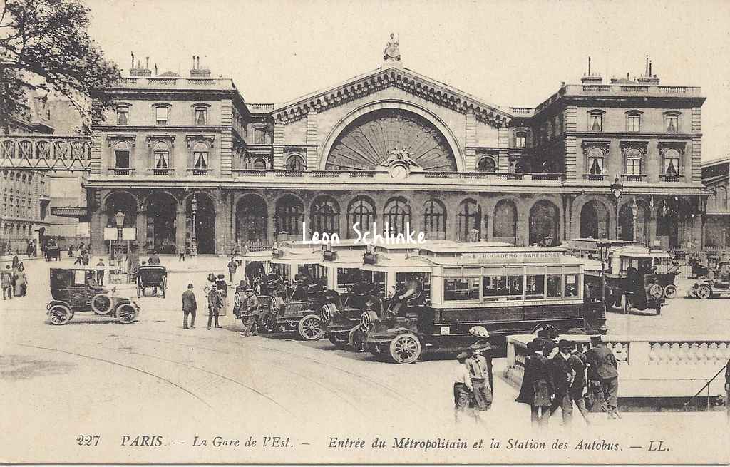 LL 227 - La Gare de l'Est, Métro et Autobus