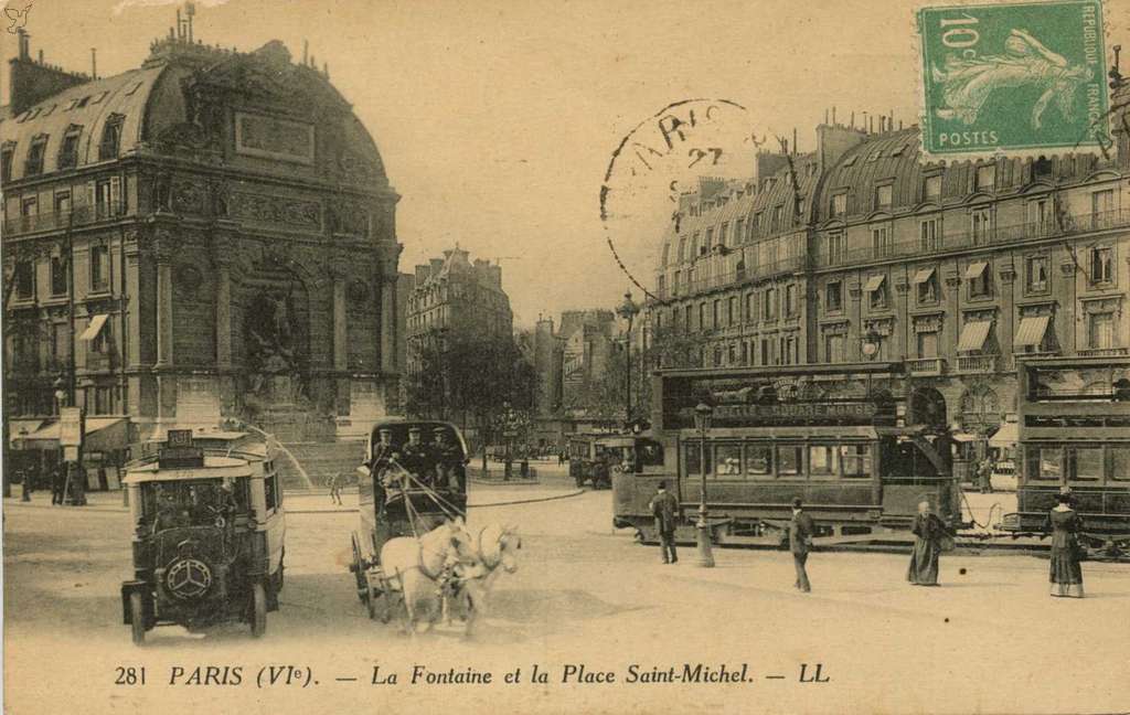 LL 281 - La Fontaine et la Place Saint-Michel