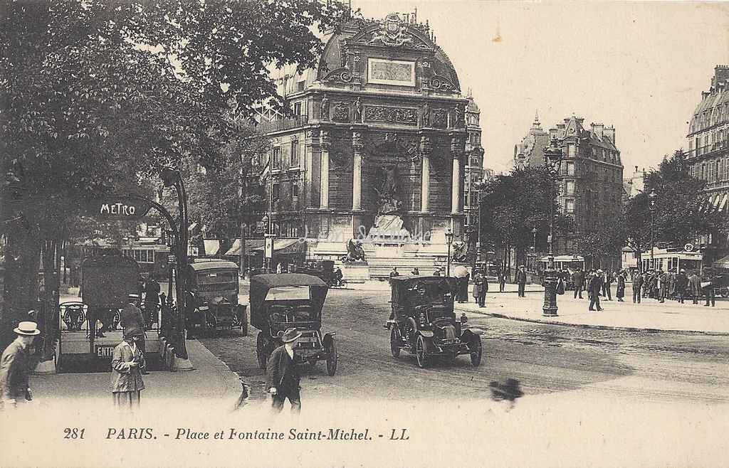 LL 281 - Place et Fontaine Saint-Michel