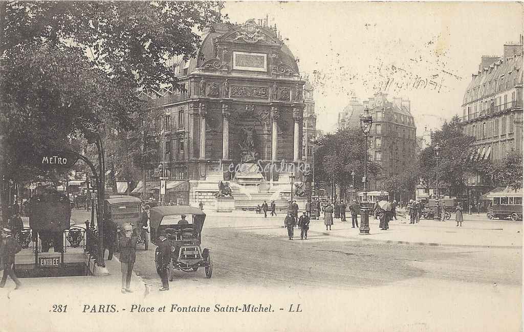 LL 281 - Place et Fontaine Saint·Michel