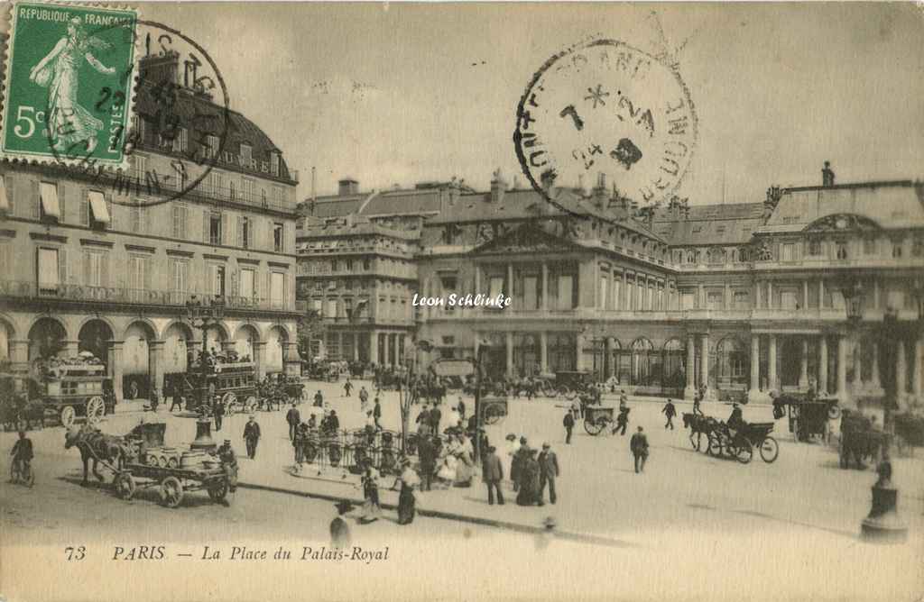 LL - 73 - La Place du Palais-Royal