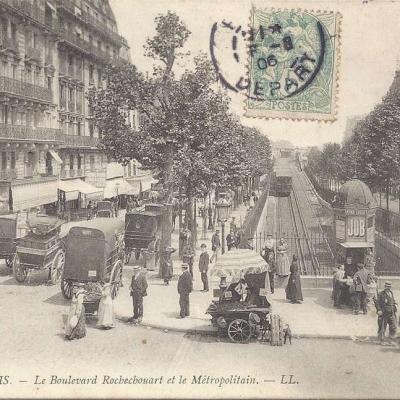 LL 795 - Le Boulevard Rochechouart et le Métropolitain