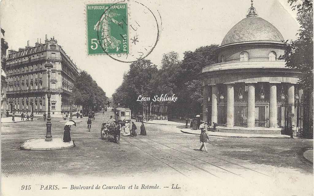 LL 915 - Boulevard de Courcelles et la Rotonde