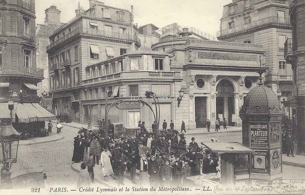 LL 921 - Crédit Lyonnais et la Station du Métropolitain