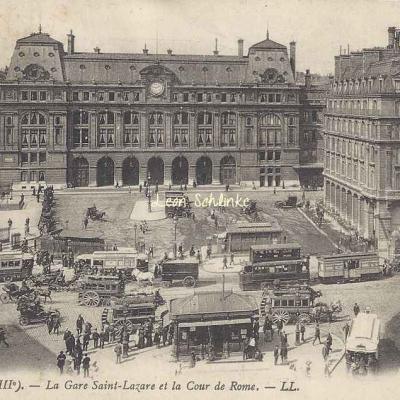 LL 979 - La Gare Saint-Lazare et la Cour de Rome