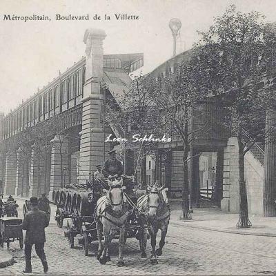 Magasins Réunis 192 - Métropolitain, boulevard de la Villette