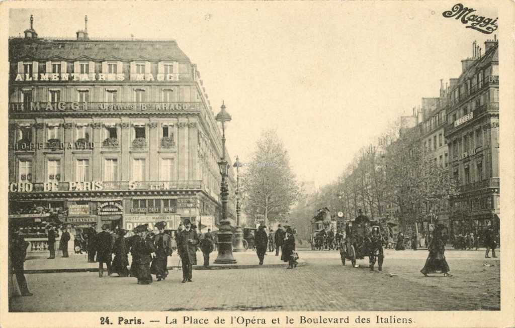 Maggi 24 - Paris - L'Opéra et le Boulevard des Italiens..