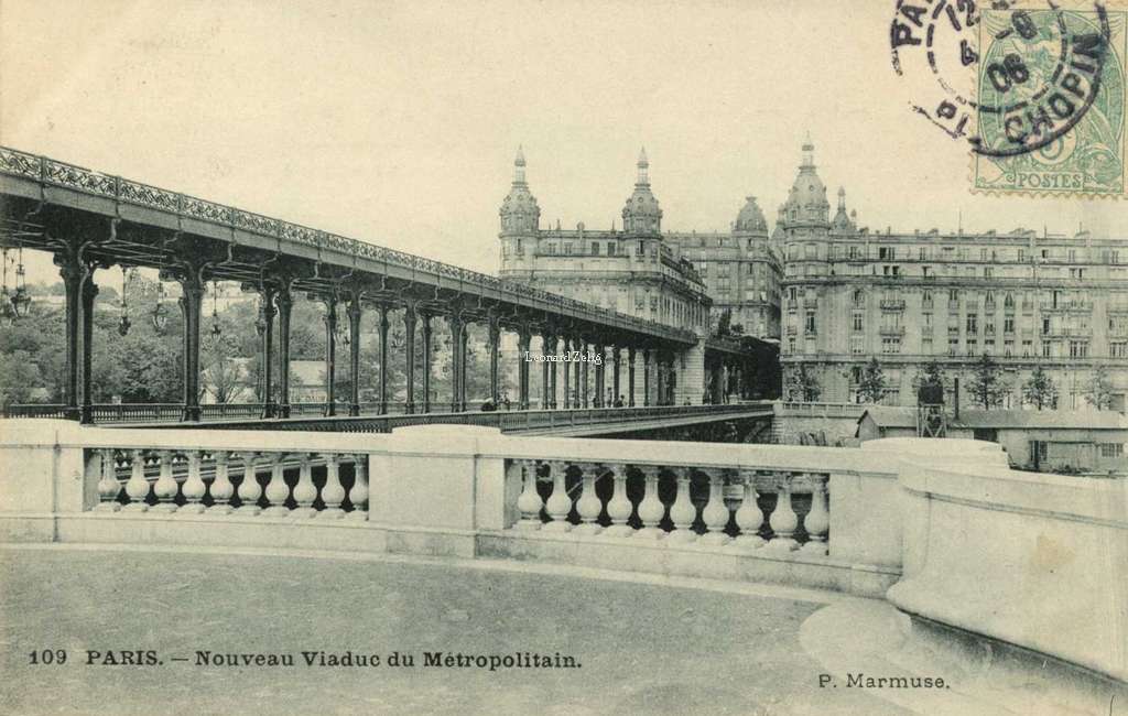Marmuse 109 - PARIS - Nouveau Viaduc du Métropolitain