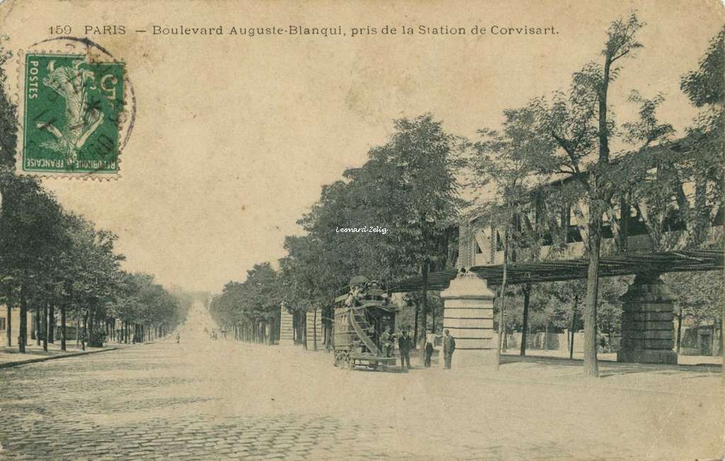 Marmuse 159 - PARIS - Boulevard Auguste-Blanqui, pris de la Station de Corvisart