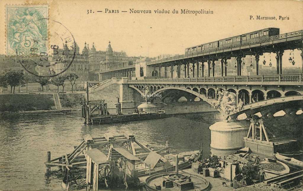 Marmuse 31 - PARIS - Nouveau viaduc du Métropolitain