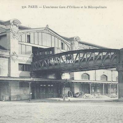 Marmuse 392 - L'ancienne Gare d'Orléans et le Métropolitain
