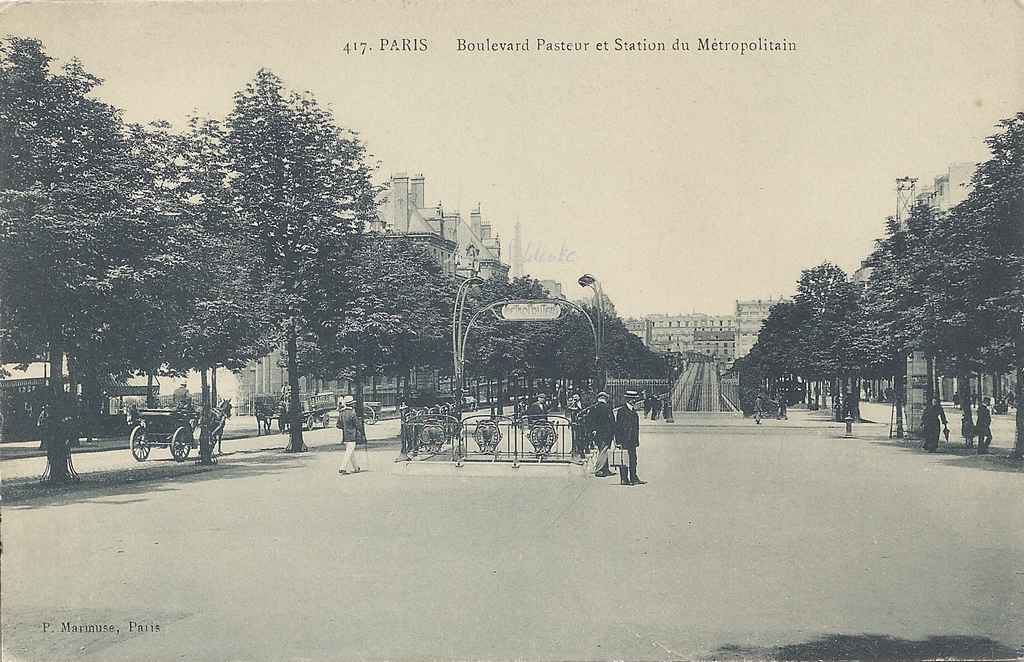 Marmuse 417 - Boulevard Pasteur et Station du Métropolitain