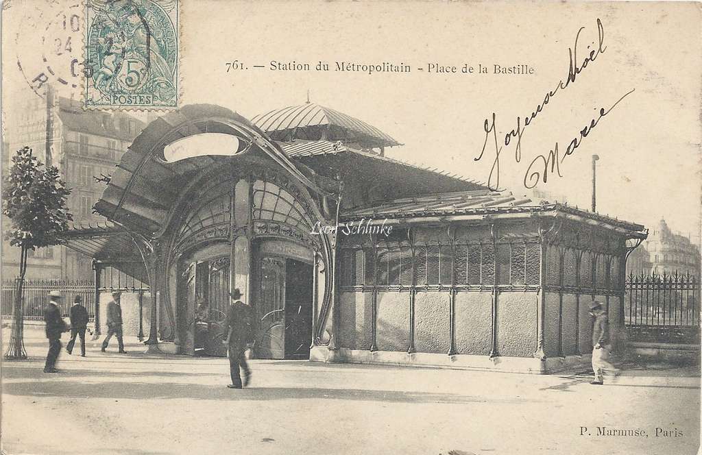 Marmuse 761 - Station du Metropolitain - Place de la Bastille